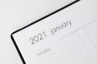 Kaboompics - January 2021 Planner Page on a White Background