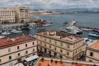 Kaboompics - Elevated Naples Marina View With Waterfront Buildings and Boats
