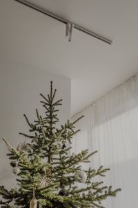 Kaboompics - Christmas Tree Top in a Bright Minimal Interior