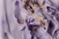 Kaboompics - Purple Cream Texture with Golden Detail