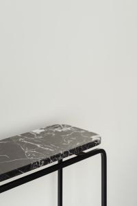 Kaboompics - Minimal Marble Console With Black Bowl