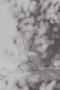 Kaboompics - Marble vase with flowers