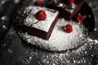 Kaboompics - GLUTEN-FREE, RED BEAN BROWNIE WITH PEANUT BUTTER