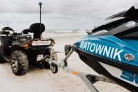 Kaboompics - Rescue Quad and Jet Ski Marked Ratownik Beside the Baltic Sea