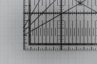 Kaboompics - Black Sewing Ruler with Measurement Grid
