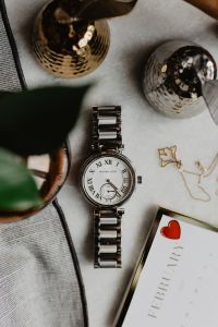 Kaboompics - Woman essentials from above. February Month