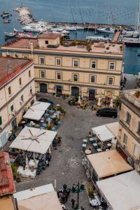 Kaboompics - Elevated View Over Naples Marina and Harbor-Side Piazza