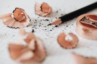 Kaboompics - Coloured Pencil Shavings