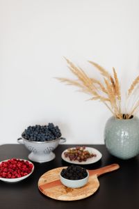 Kaboompics - Minimal Berry Still Life With White Wall Copy Space