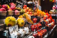 Kaboompics - Exotic Fruit Stall Display at La Boqueria, Barcelona