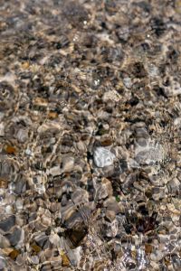 Kaboompics - Soft Focus Pebble Beach and Sparkling Seawater Texture