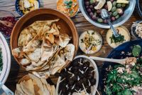 Kaboompics - Traditional Middle Eastern lamb kofta dinner