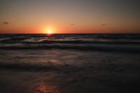 Kaboompics - Red Sunset Over the Sea Horizon