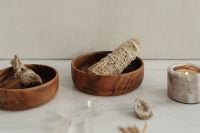Kaboompics - Detailed Sage Smudging Arrangement With Buddha And Crystals