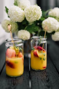 Macro Orange Slice on a Wooden Board, Bright Citrus Food Background for Recipe Design