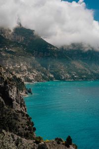 Kaboompics - Clouds Rolling over Amalfi Coast Mountains and Hillside Villages