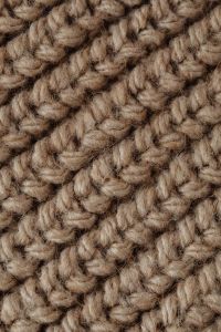 Kaboompics - Taupe Ribbed Knit Texture
