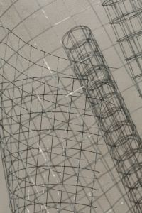 Kaboompics - Architectural Wire Grid Structures Abstract Background