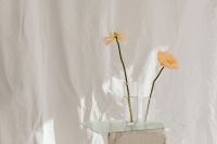Kaboompics - Soft Flower Styling with Folded White Textile