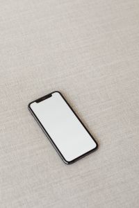 Kaboompics - Smartphone Mockup in the Lower Corner with Copy Space