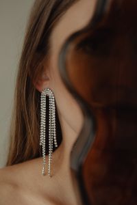 Kaboompics - Woman Wearing Long Crystal Earring Portrait