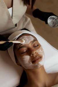 Kaboompics - Full Facial Mask Application in Treatment Room