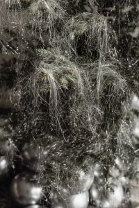 Kaboompics - Macro Detail of Silver Tinsel and Balloons