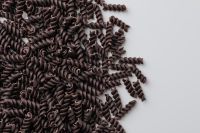 Kaboompics - Buckwheat Fusilli Cluster with Right Copy Space for Recipe and Menu Layouts