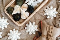 Kaboompics - Holiday Decor Flat Lay with Snowflakes and Paper Ornaments