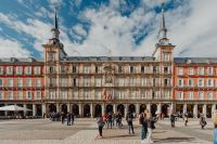 Kaboompics - Wide View of Plaza Mayor Square and Visitors in Madrid