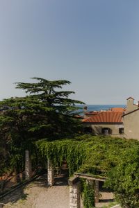 Kaboompics - Adriatic Sea View over Terracotta Roofs and Evergreen Trees