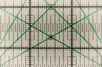Kaboompics - Green Measurement Grid on Graph Paper