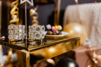 Kaboompics - New Year's Eve party - silver candle handles
