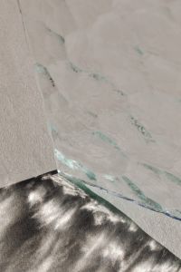 Kaboompics - Pale Abstract Glass Texture with Fine Green-Tinted Seams