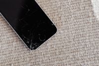 Kaboompics - Broken Mobile on Fabric