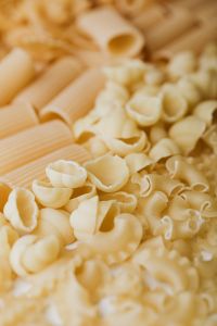 Kaboompics - Conchiglie Shell Pasta in Shallow Focus, Close-Up Italian Food Background