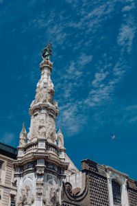 Kaboompics - Immaculate Conception Monument Framed by Ornate Naples Architecture
