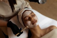 Kaboompics - Full Face Mask in Aesthetic Skincare Treatment