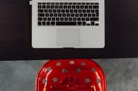 Kaboompics - Stylish workspace with MacBook computer on home or studio