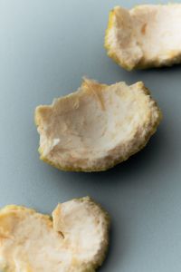 Kaboompics - Root Vegetable Pieces on Blue Background