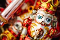 Kaboompics - Close-Up Red and Gold Nutcracker Decoration