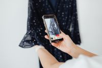Kaboompics - Woman takes photos of products she will sell online - dress