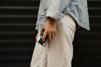 Kaboompics - Holding A Vintage Compact Film Camera