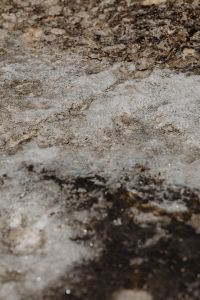 Kaboompics - Pale Rock Shelf with a Deep Horizontal Crevice