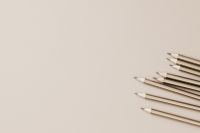 Kaboompics - Copy space - pencils - flat lay
