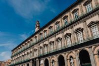 Kaboompics - Real Teatro di San Carlo Facade Under a Blue Sky in Naples