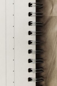 Kaboompics - Vertical Spiral Notebook Mockup Minimal Style