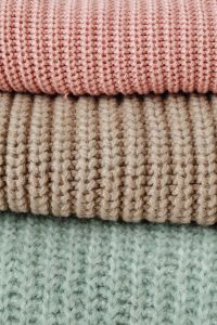 Pastel Sweater Textures, Knitted Fabrics and Cozy Backgrounds