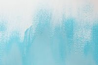Kaboompics - Aqua Brushstroke Background on White Textured Canvas