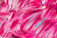 Kaboompics - Vivid Pink and Turquoise Marbled Paint for Bold Social Media Graphics